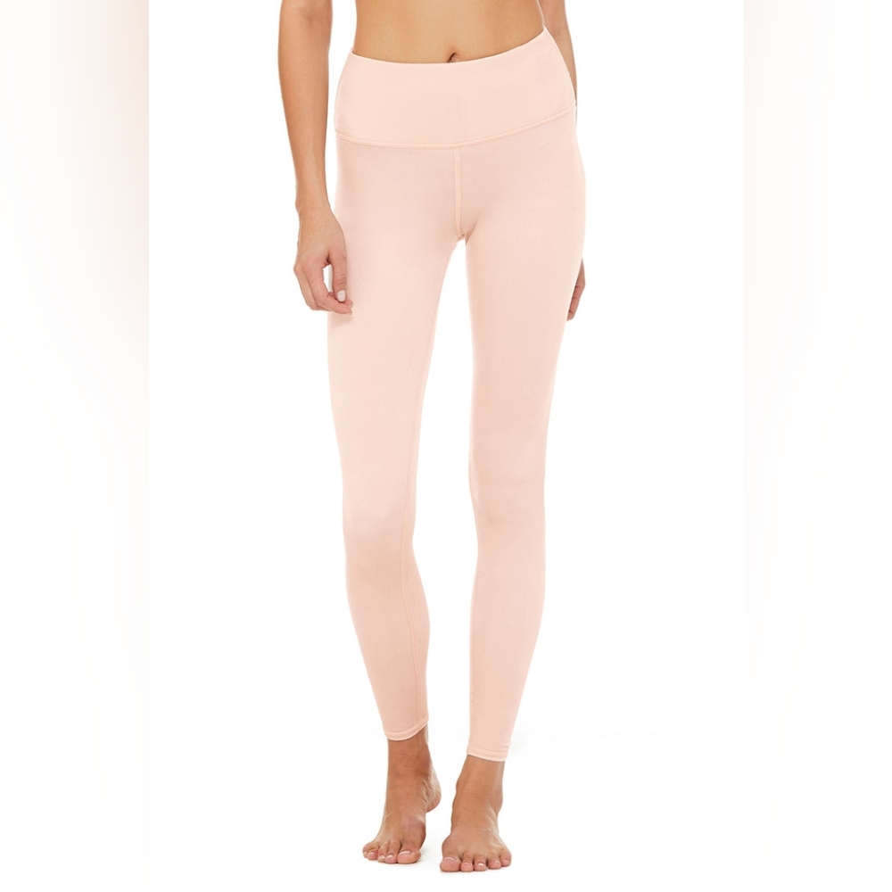 ALO YOGA HIGH WAIST TECH LIFT LEGGING in Nectar, size medium BNWOT